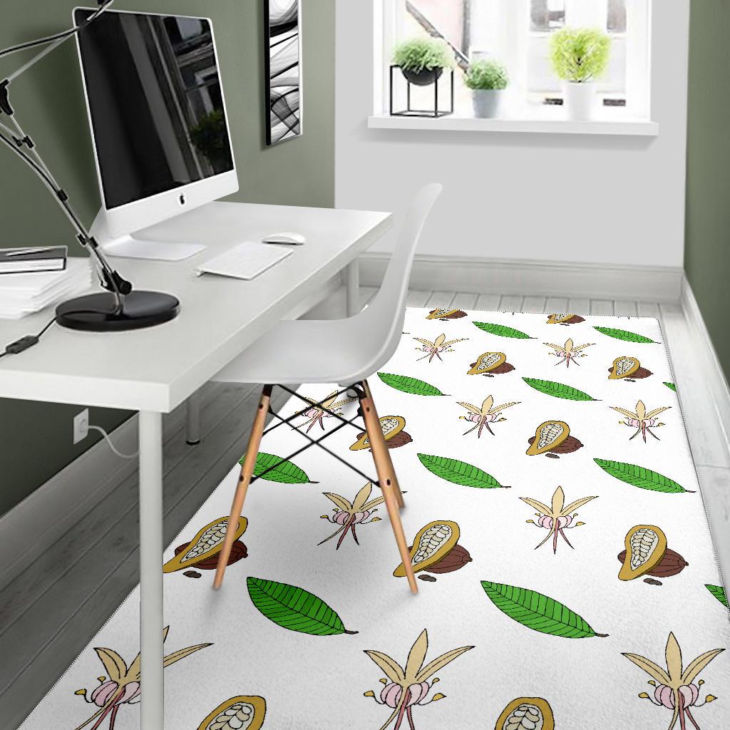 Color hand drawn Cocoa pattern Area Rug