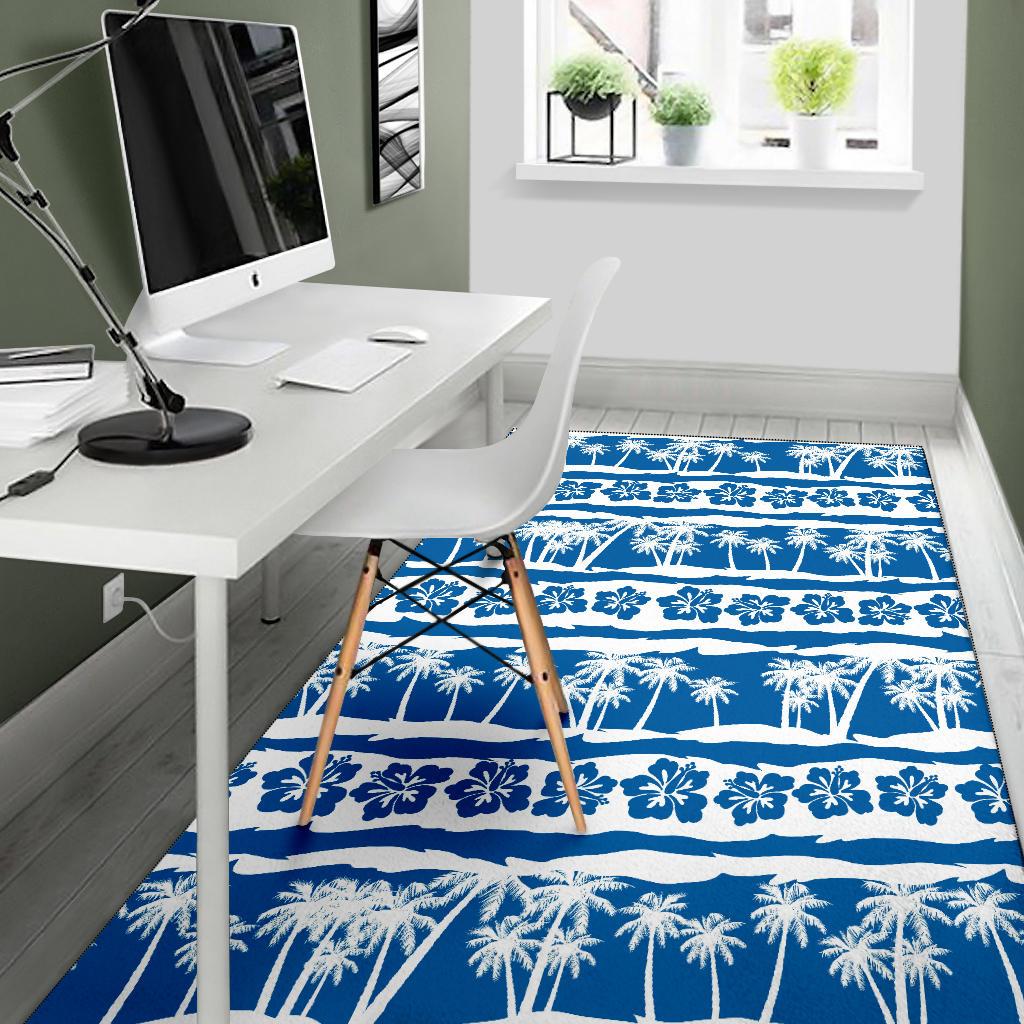 Hawaiian Themed Pattern Print Design H021 Area Rugs