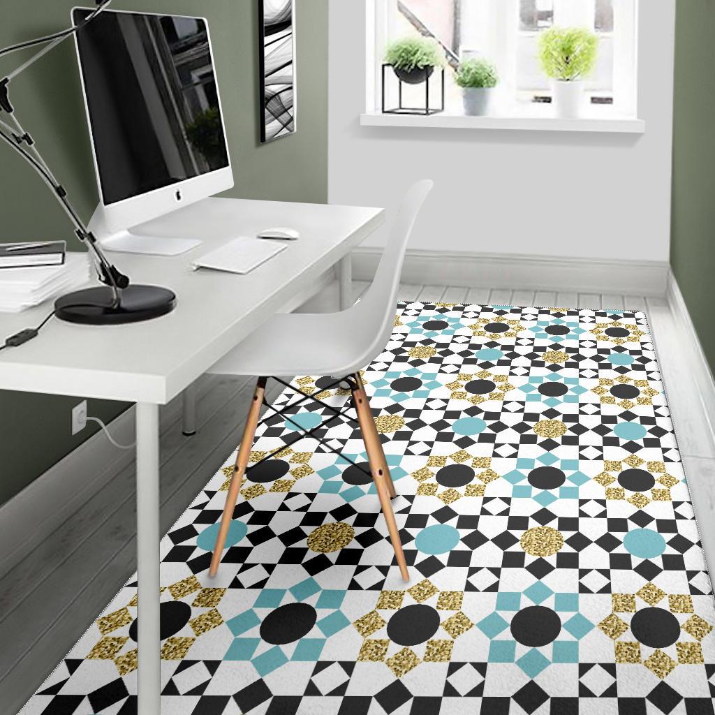 Arabic Morocco Pattern Area Rug