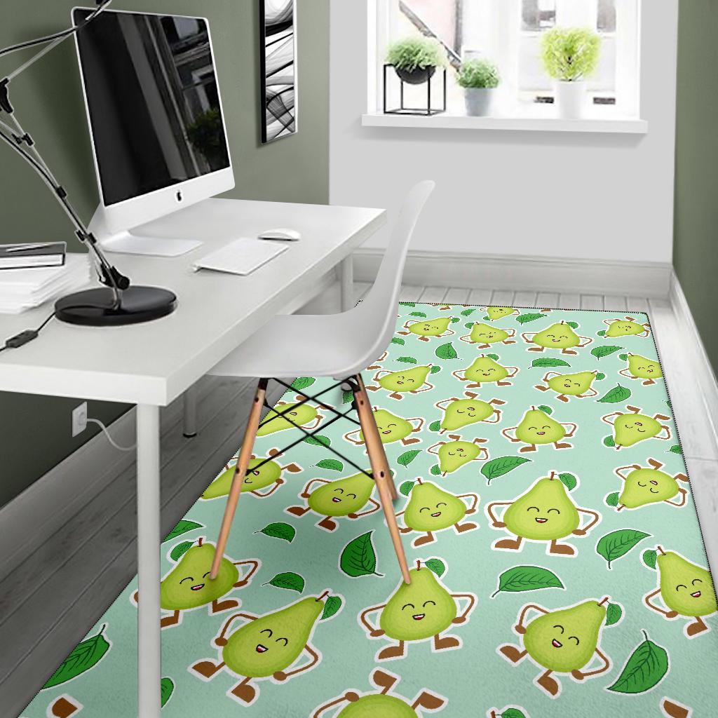 Avocado Pattern Print Design AC011 Area Rugs