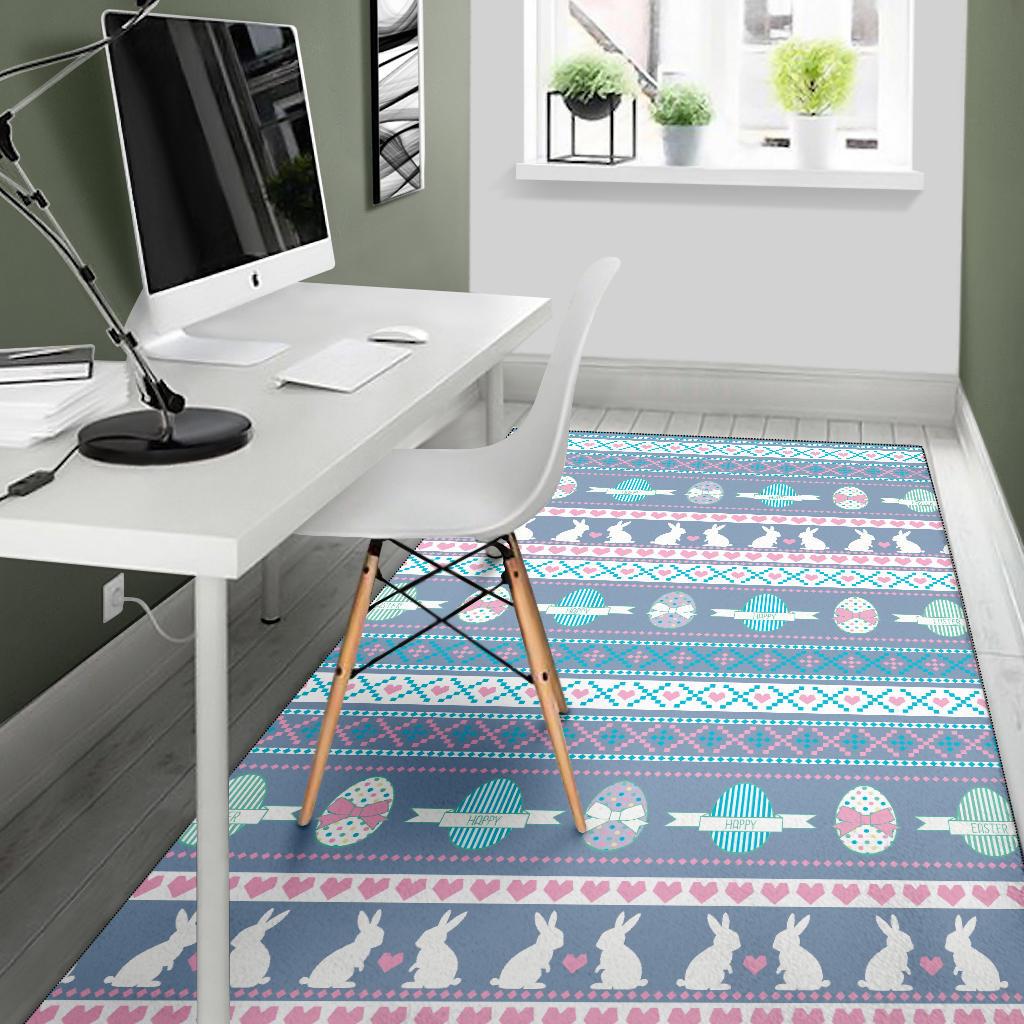Easter Eggs Pattern Print Design RB013 Area Rugs