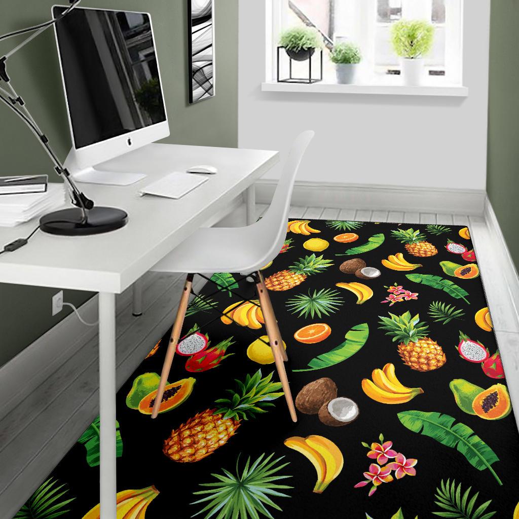 Tropical Fruits Pattern Print Design TF03 Area Rugs