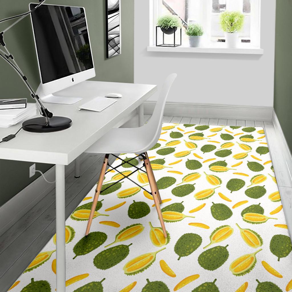 Durian Pattern Background Area Rug