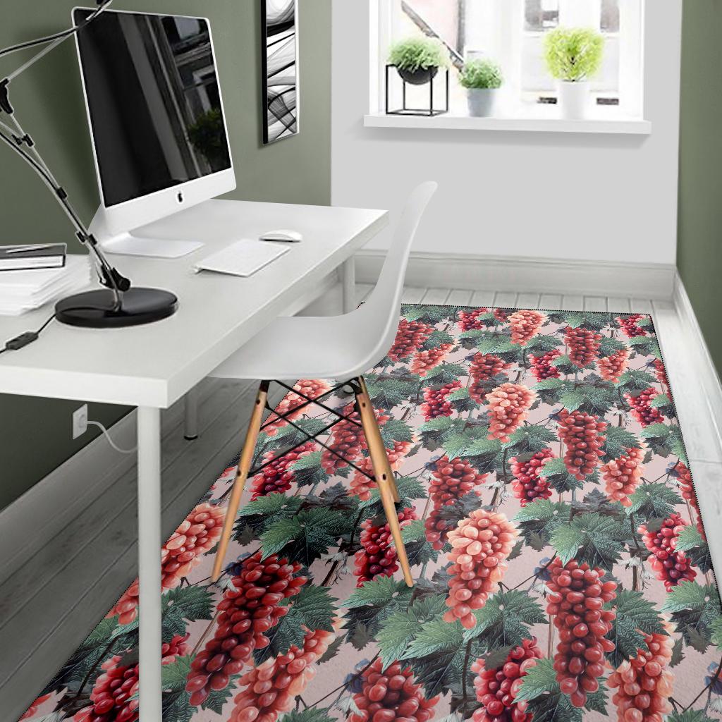Grape Pattern Print Design GP01 Area Rugs