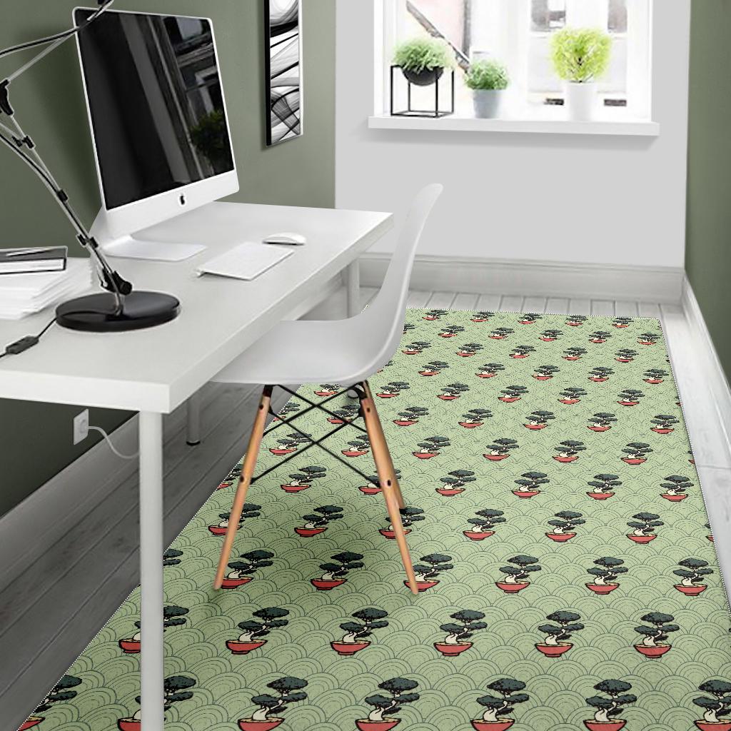 Bonsai Japanes Pattern Area Rug
