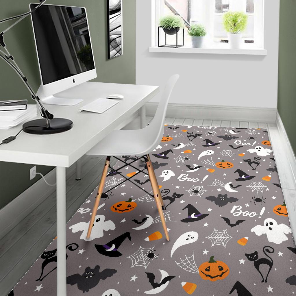 Halloween design pattern Area Rug