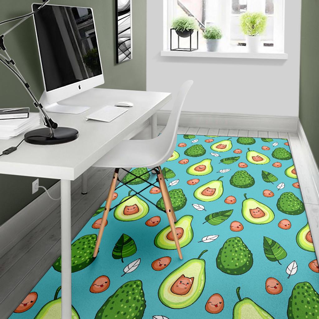 Avocado Pattern Print Design AC05 Area Rugs