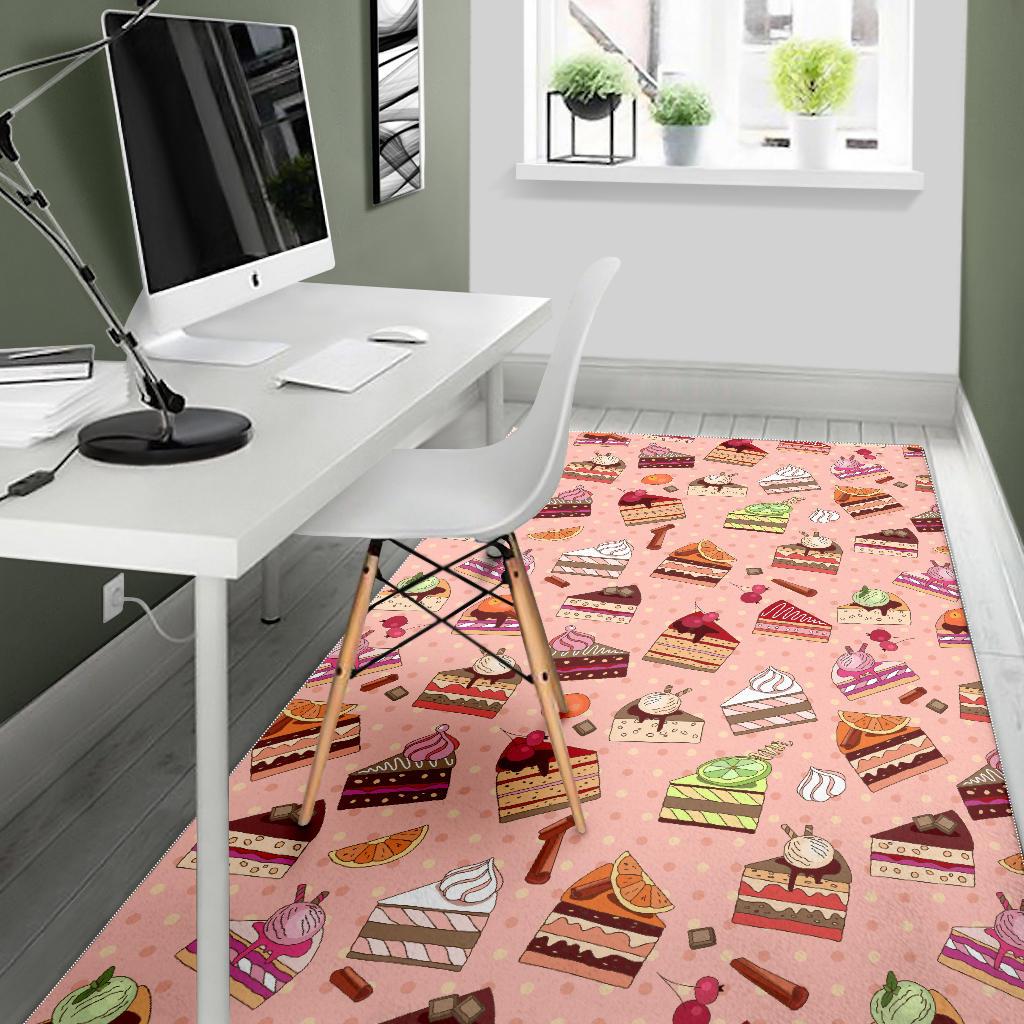 Cake Pattern Pokka dot Background Area Rug