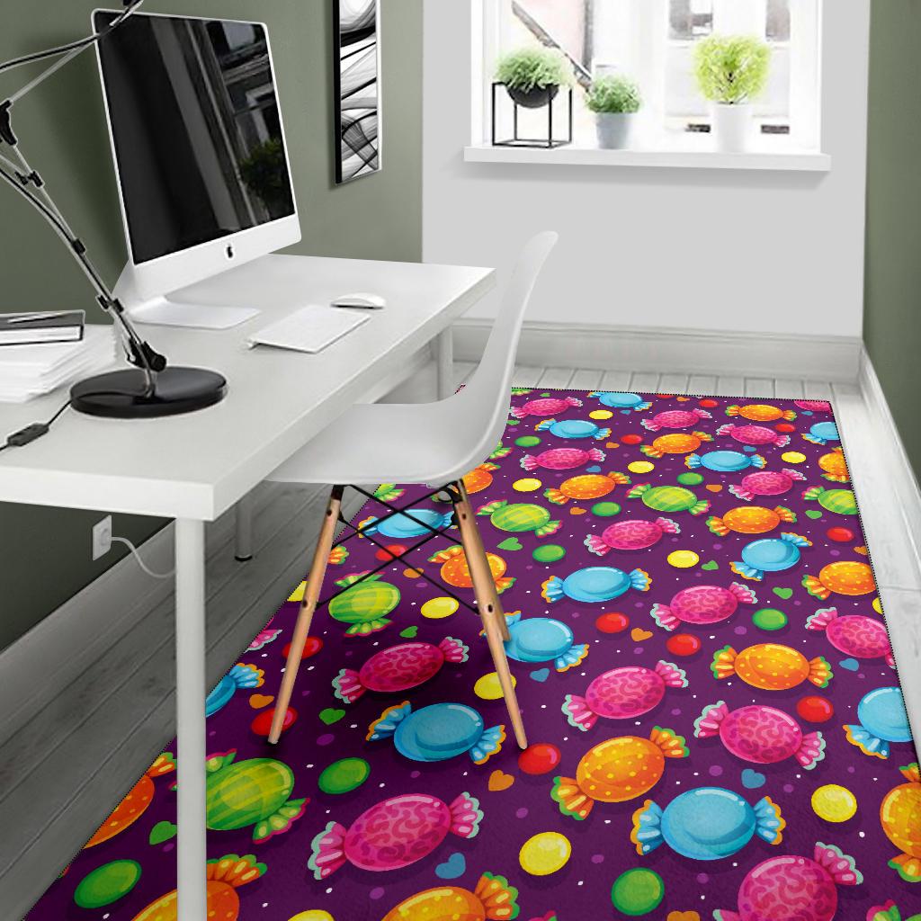 Candy Pattern Print Design CA05 Area Rugs