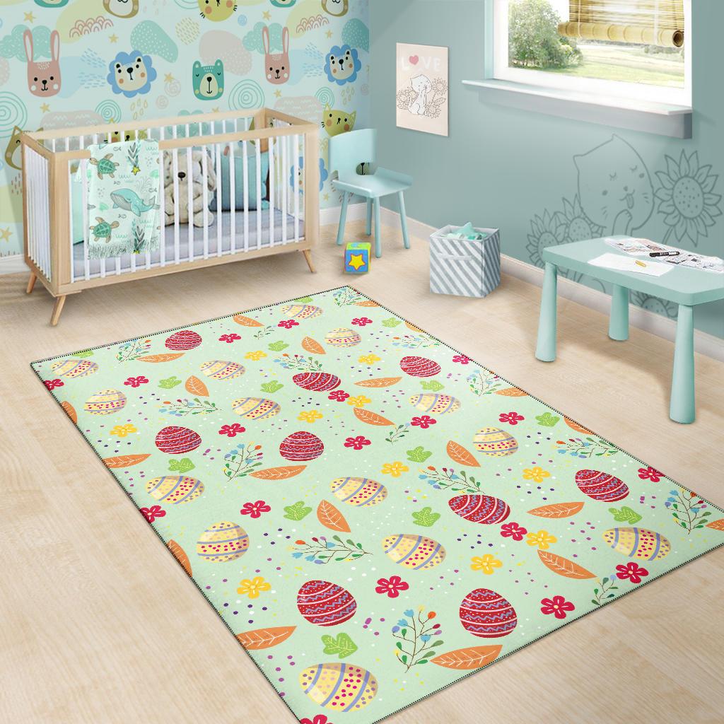 Easter Eggs Pattern Print Design RB07 Area Rugs