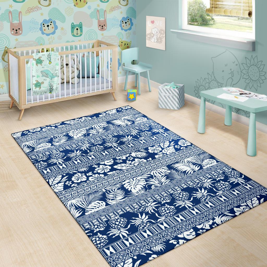 Hawaiian Themed Pattern Print Design H020 Area Rugs