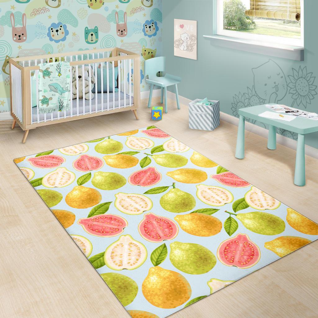 Guava design pattern Area Rug
