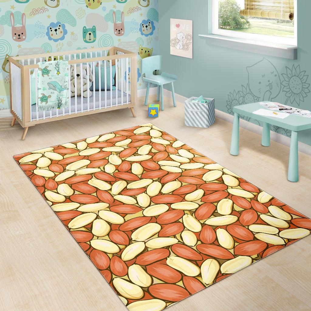 Peanut Pattern Background Area Rug