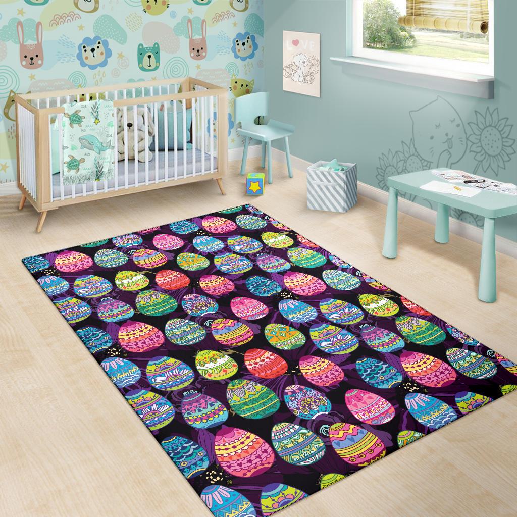 Easter Eggs Pattern Print Design RB08 Area Rugs