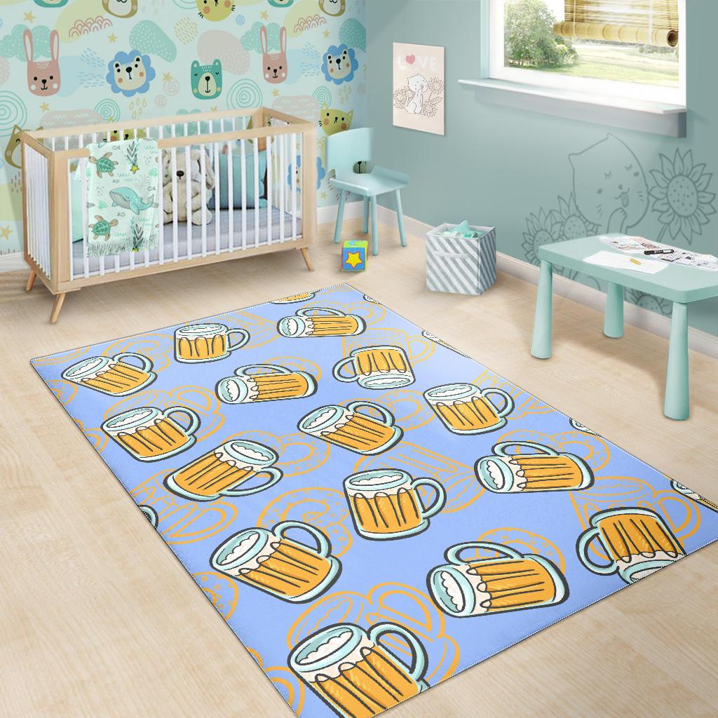 Beer pattern Area Rug