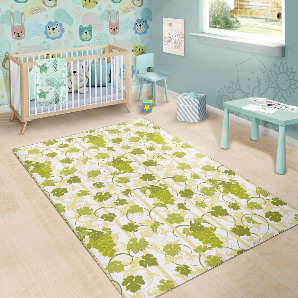 Grape Pattern Background Area Rug