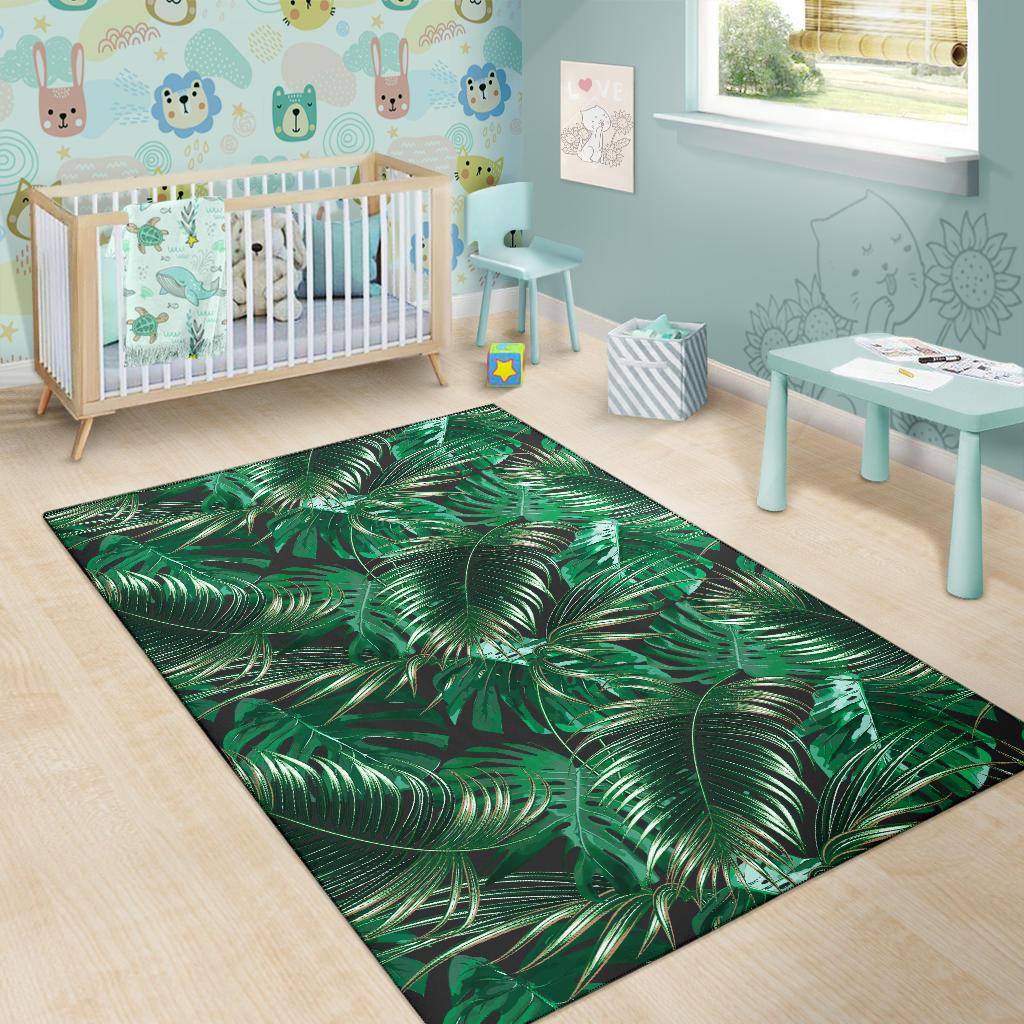 Tropical Flower Pattern Print Design TF012 Area Rugs
