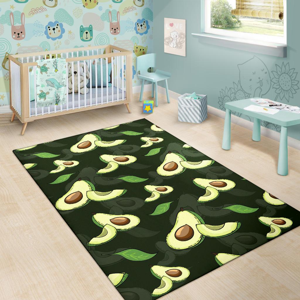 Avocado Pattern Print Design AC07 Area Rugs