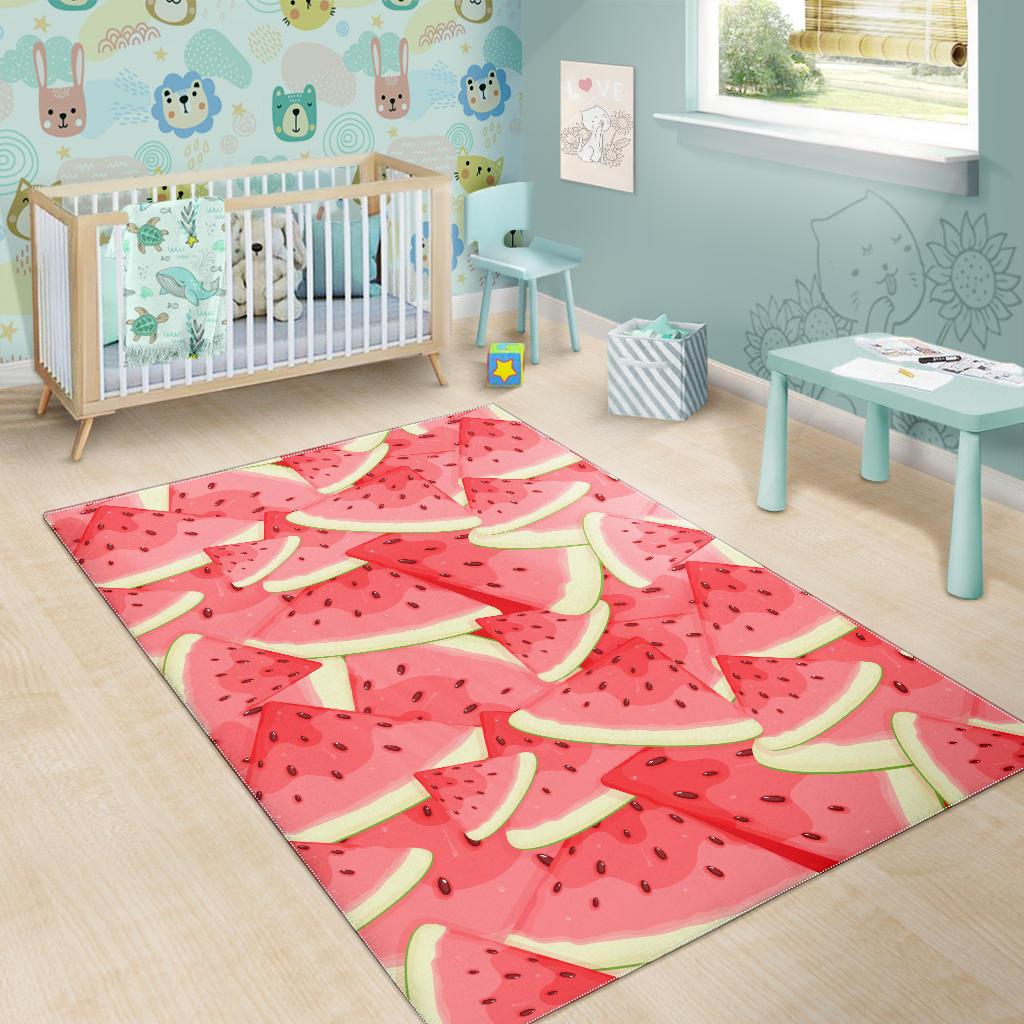 Watermelon Pattern Background Area Rug