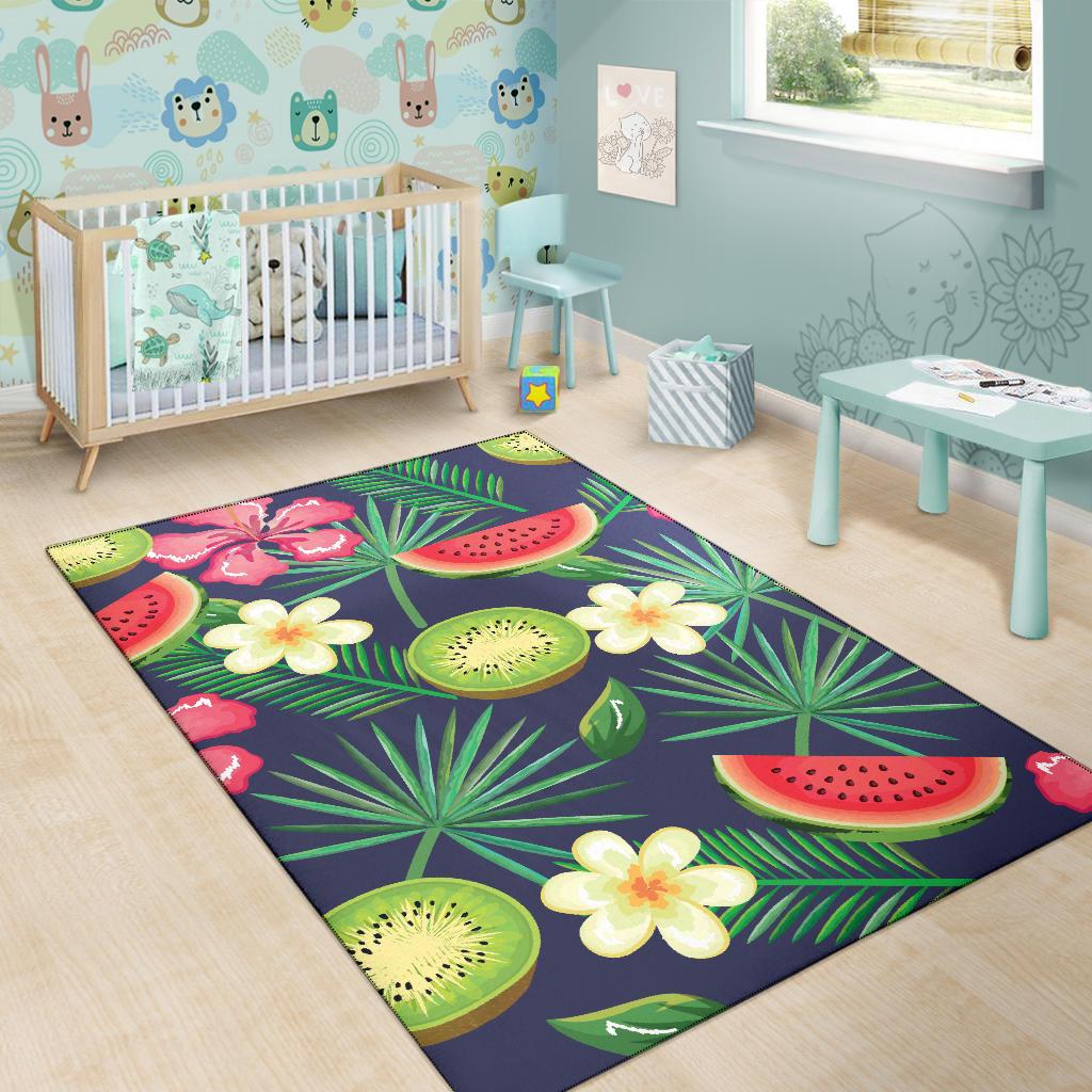 Tropical Fruits Pattern Print Design TF05 Area Rugs