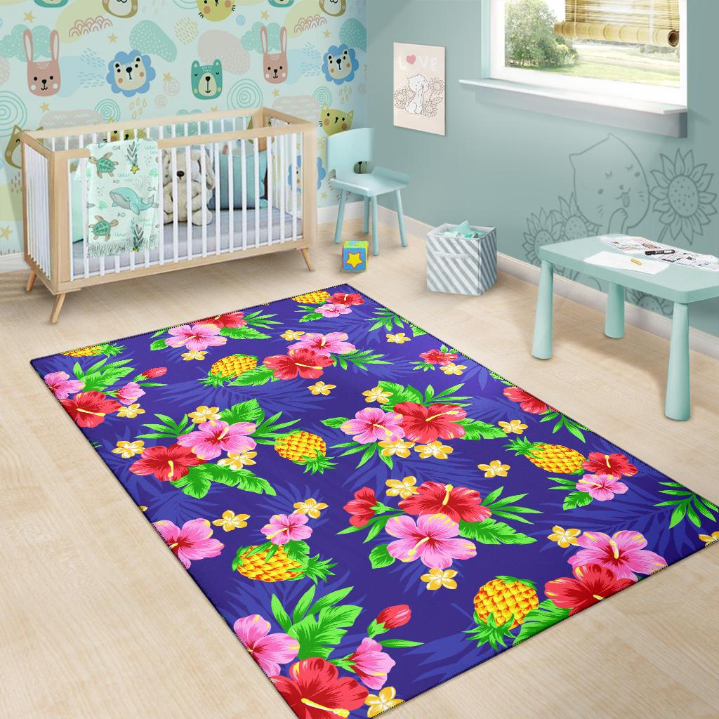 Hawaiian Themed Pattern Print Design H05 Area Rugs