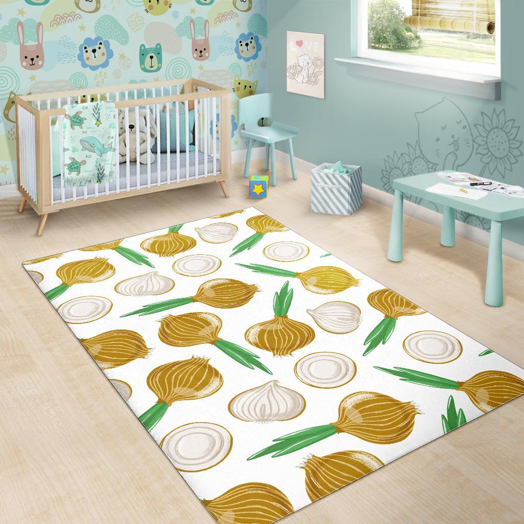 Onion Pattern Background Area Rug