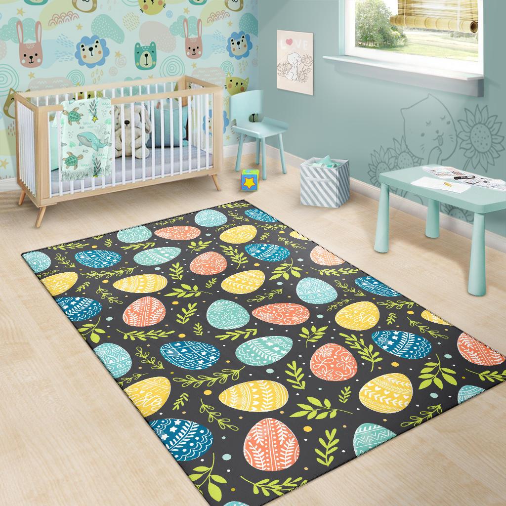 Easter Eggs Pattern Print Design RB01 Area Rugs