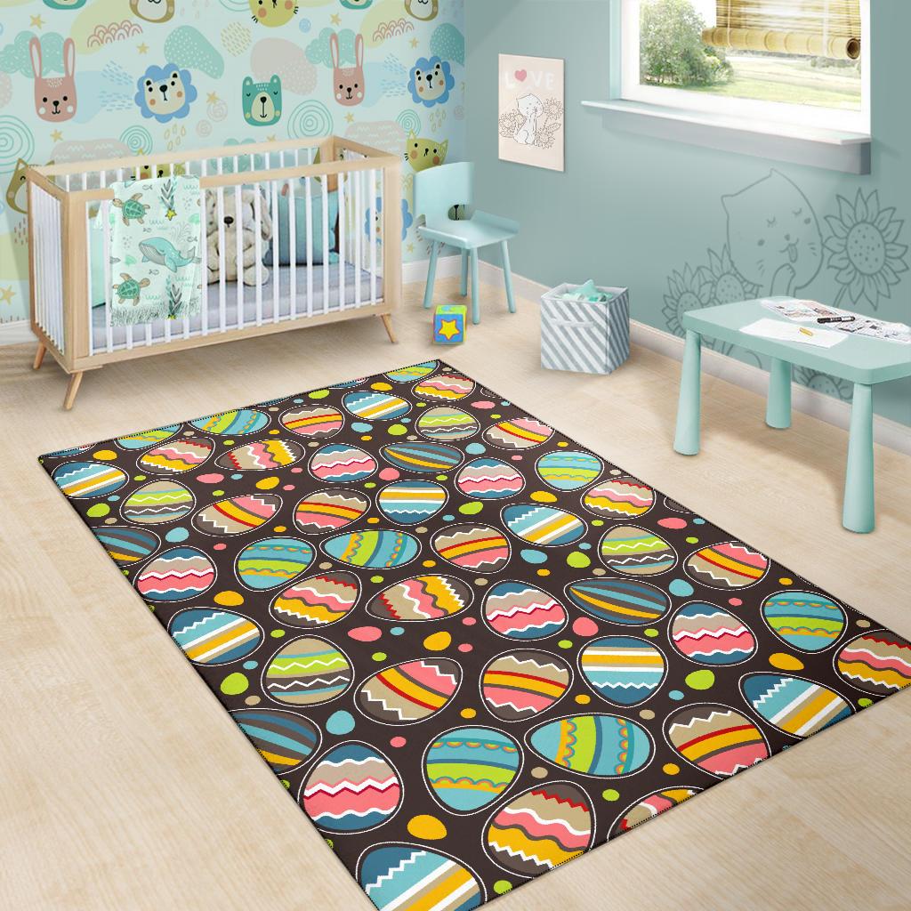 Easter Eggs Pattern Print Design RB03 Area Rugs