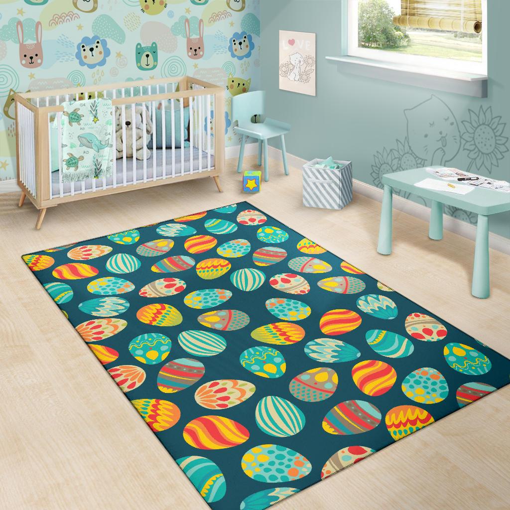 Easter Eggs Pattern Print Design RB09 Area Rugs
