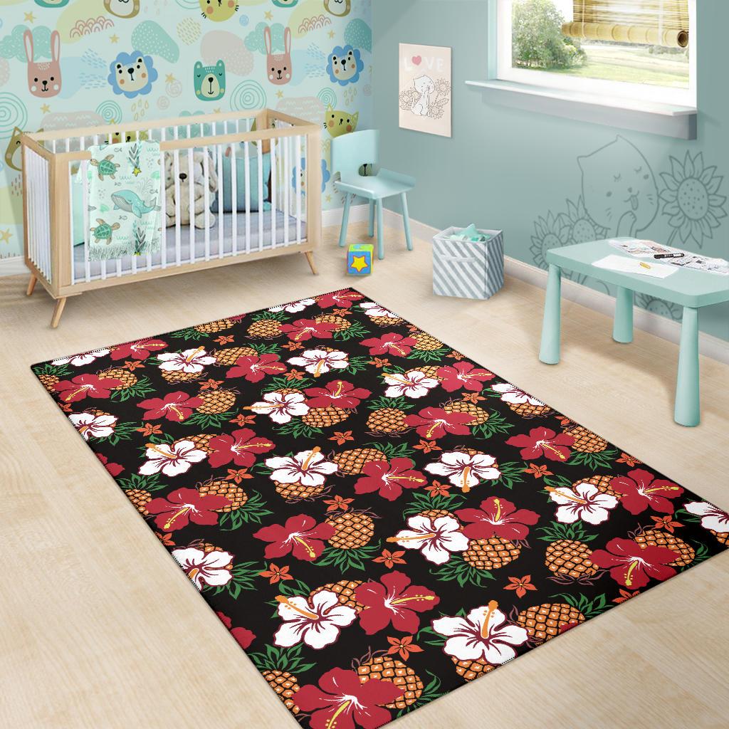 Hawaiian Themed Pattern Print Design H013 Area Rugs