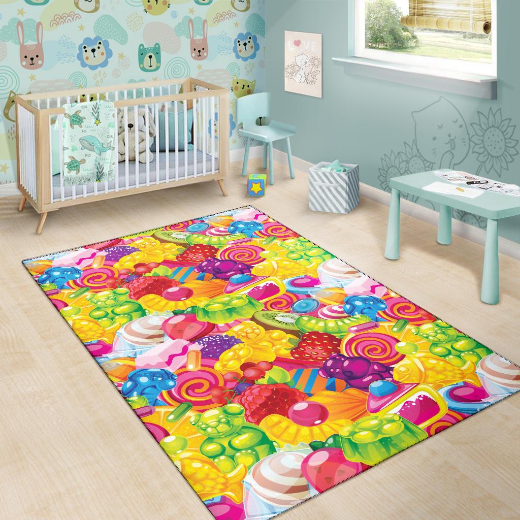 Candy Pattern Print Design CA01 Area Rugs