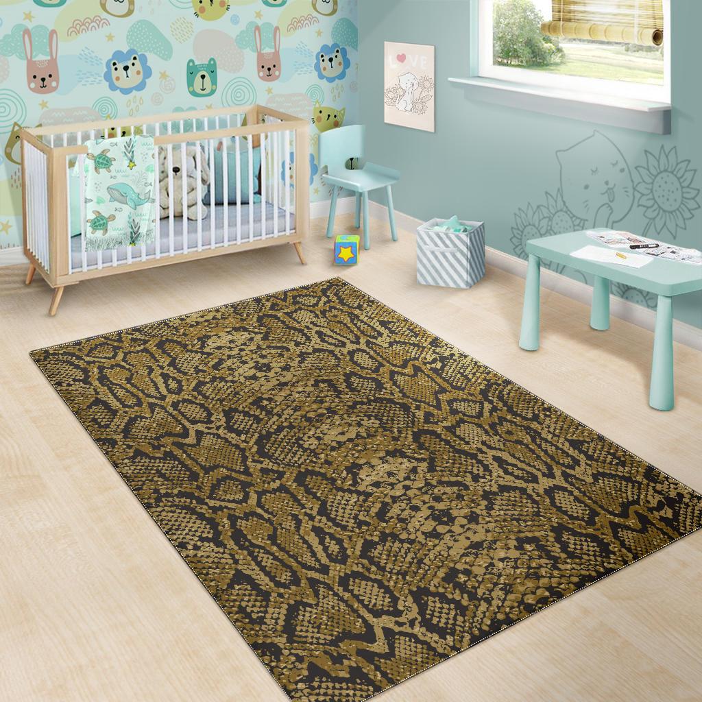 Snake skin pattern Area Rug
