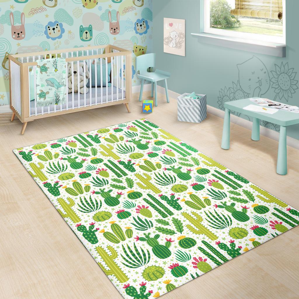 Cactus pattern  Area Rug