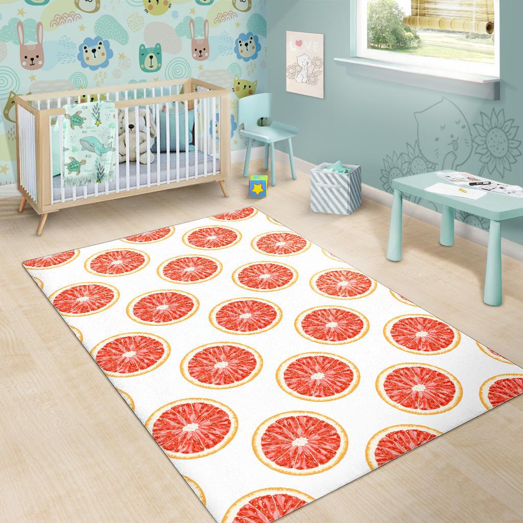Grapefruit pattern Area Rug
