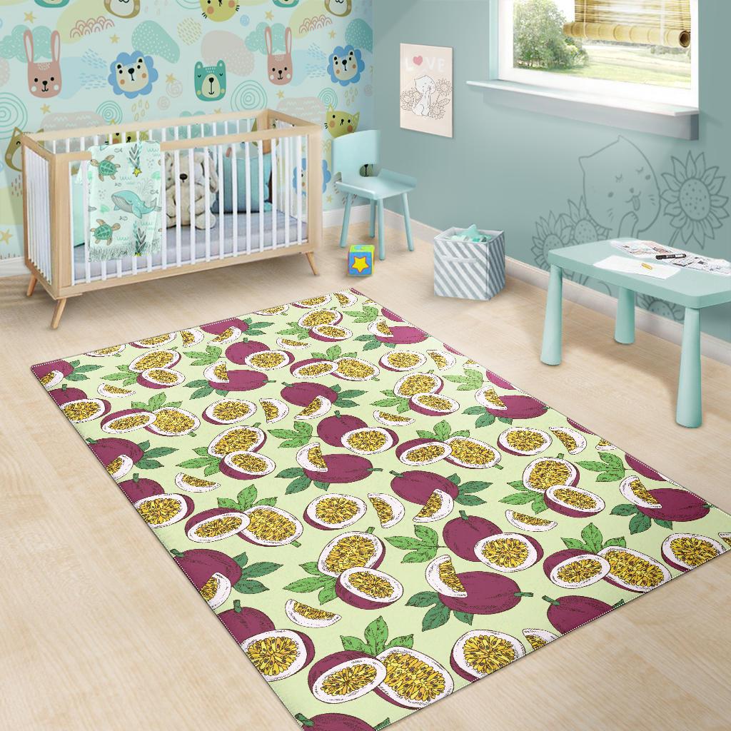 Passion fruit pattern Area Rug