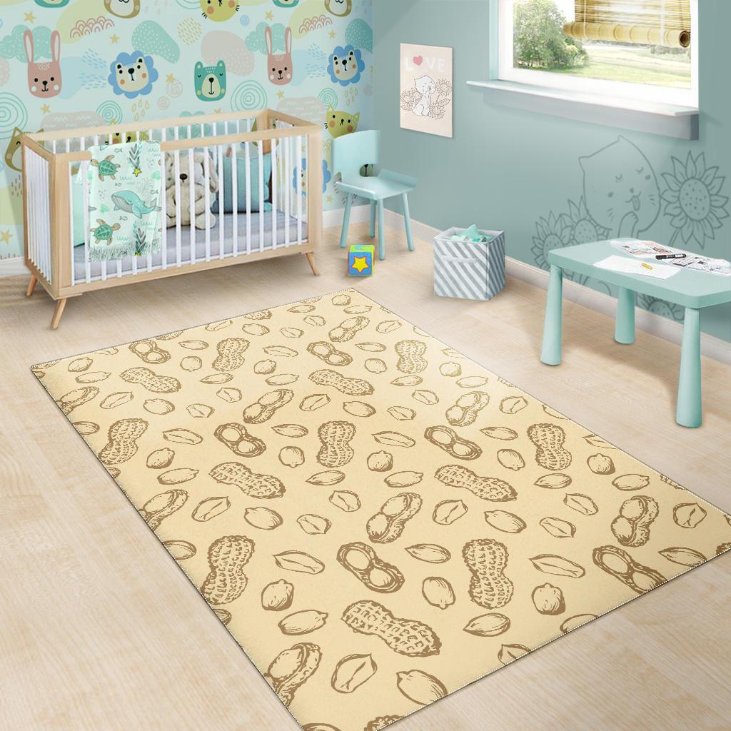 hand drawn peanuts pattern Area Rug