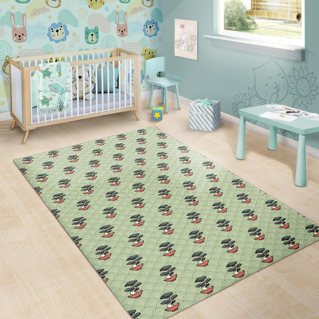 Bonsai Japanes Pattern Area Rug