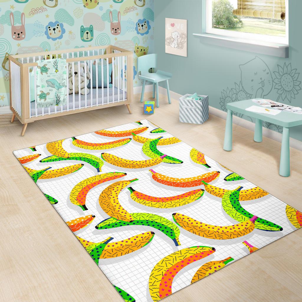 Banana Geometric Pattern Area Rug