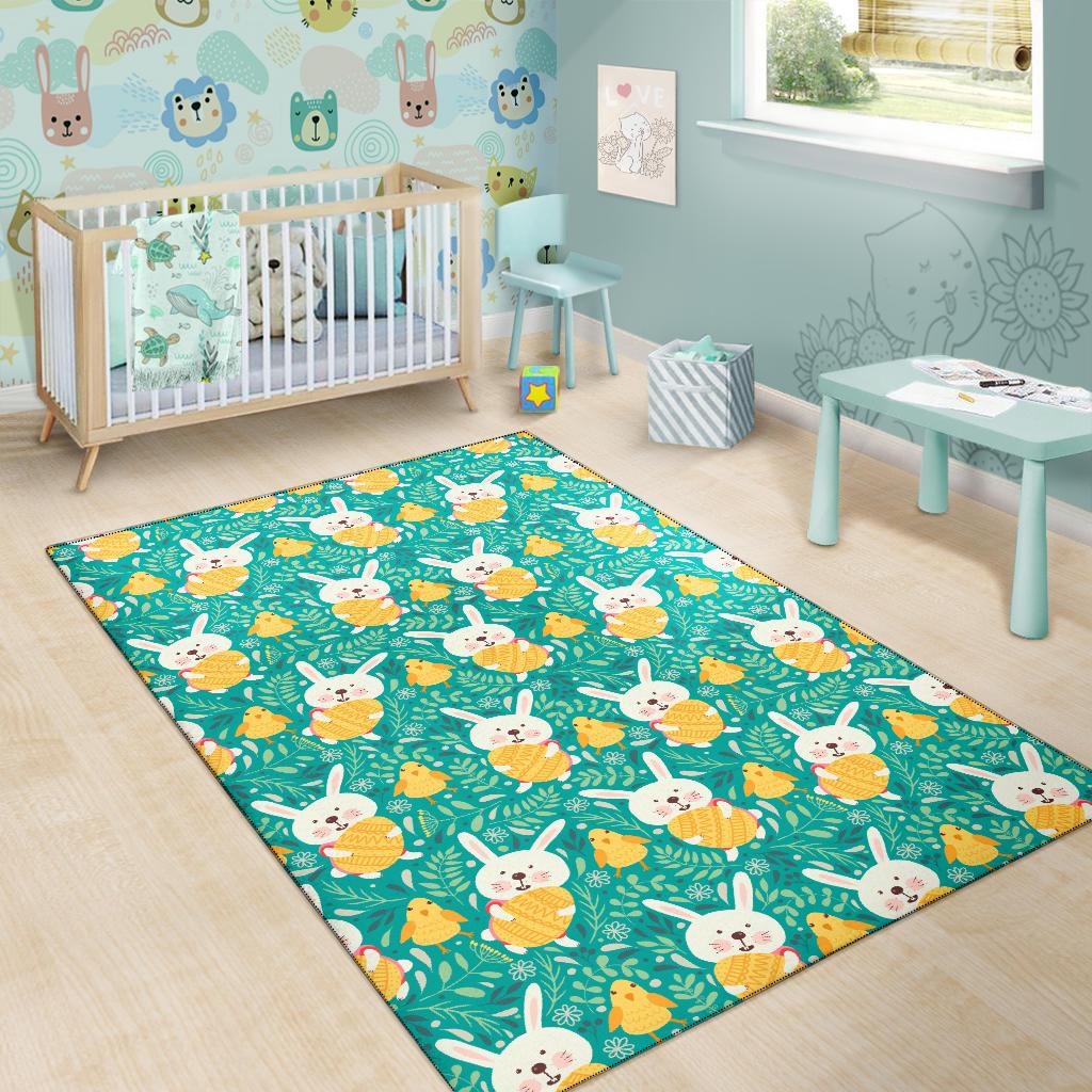 Easter Eggs Pattern Print Design RB02 Area Rugs