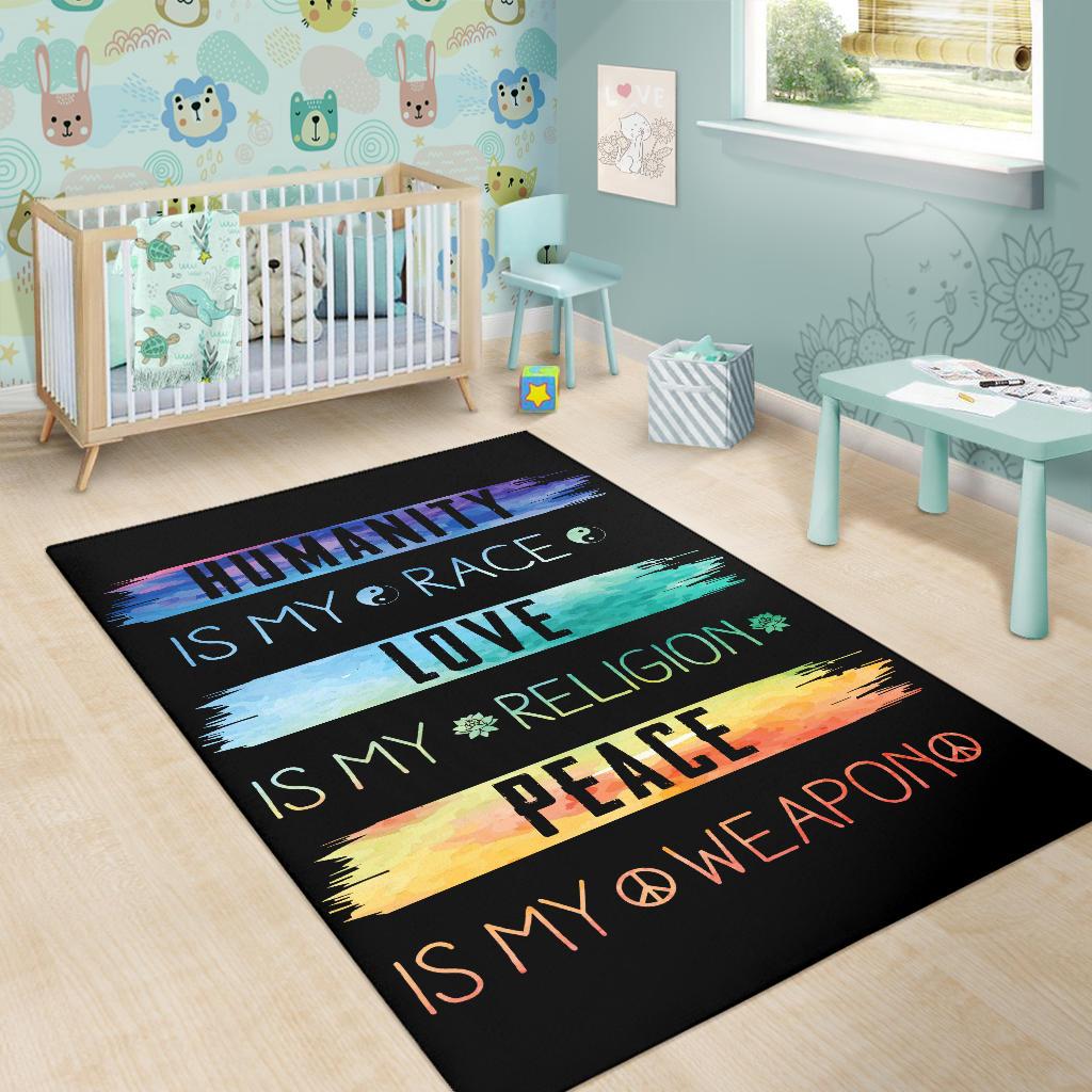Black Area Rug