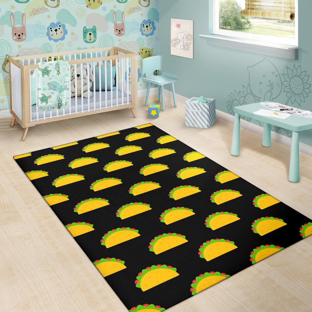 Taco Pattern Print Design TC06 Area Rugs