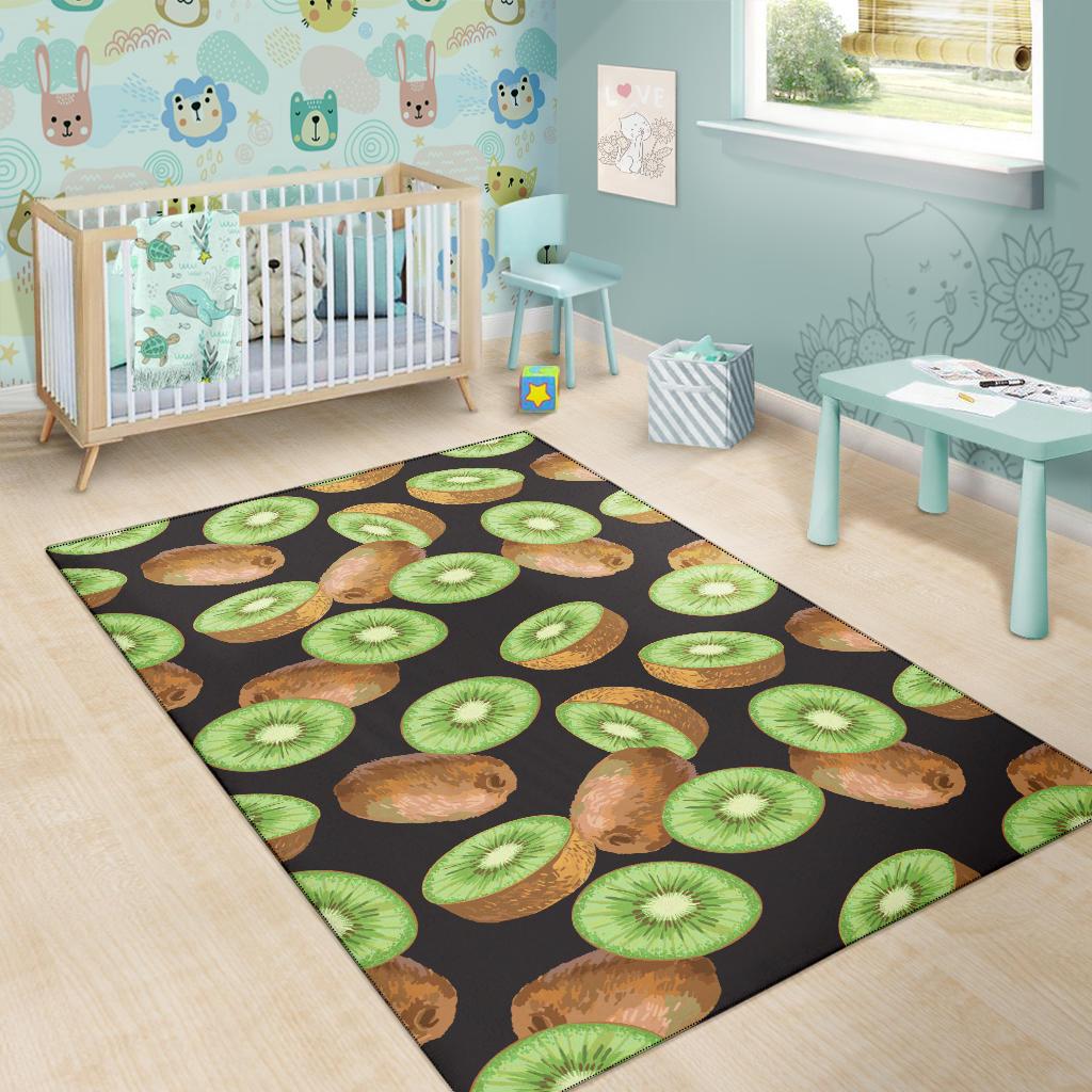 Kiwi Pattern Print Design KW03 Area Rugs