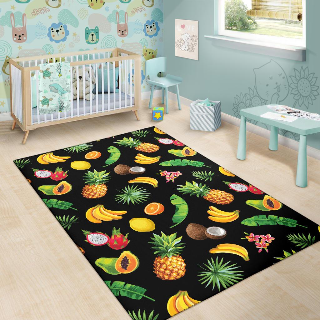 Tropical Fruits Pattern Print Design TF03 Area Rugs