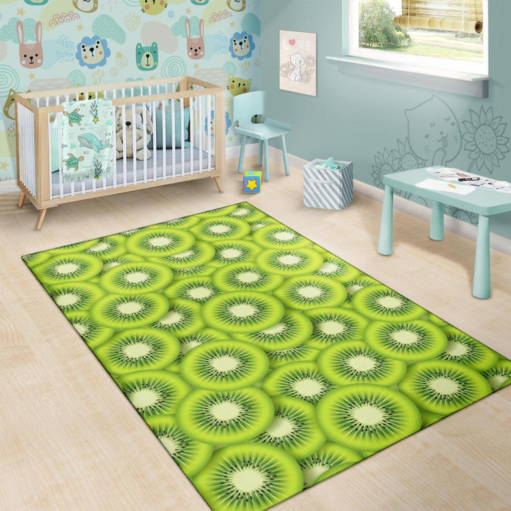 Kiwi Pattern Print Design KW01 Area Rugs