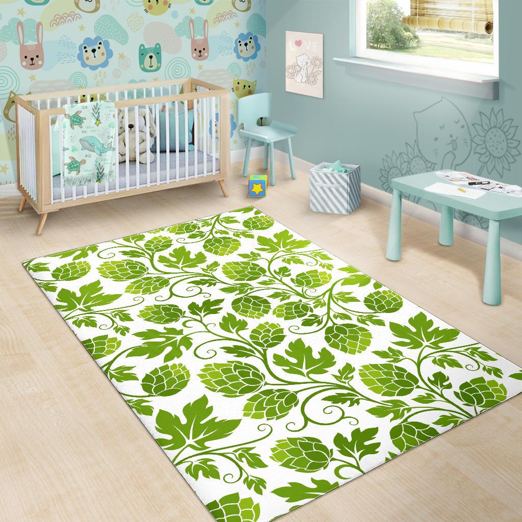 Hop design pattern Area Rug