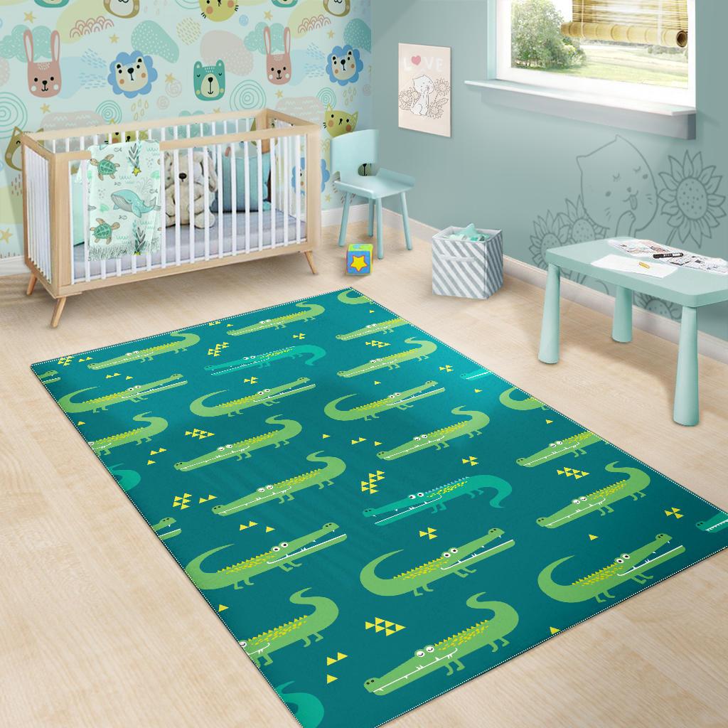Crocodile pattern Area Rug