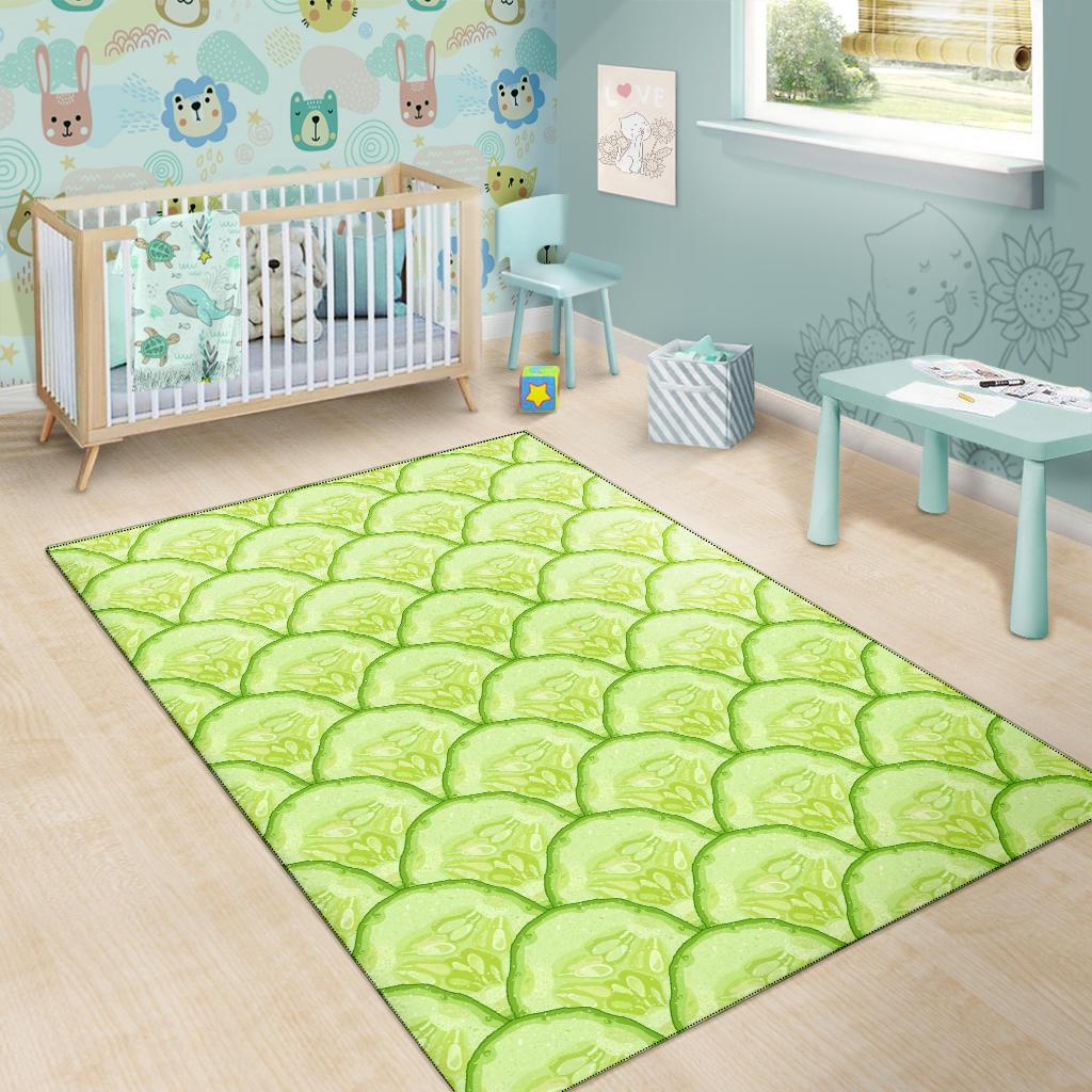 Cucumber Pattern Print Design CC04 Area Rugs