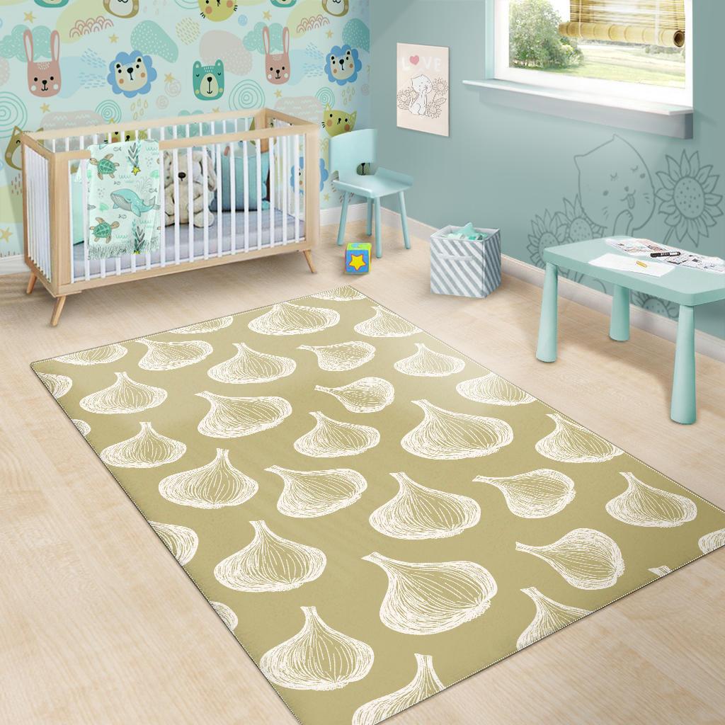Garlic design pattern Area Rug