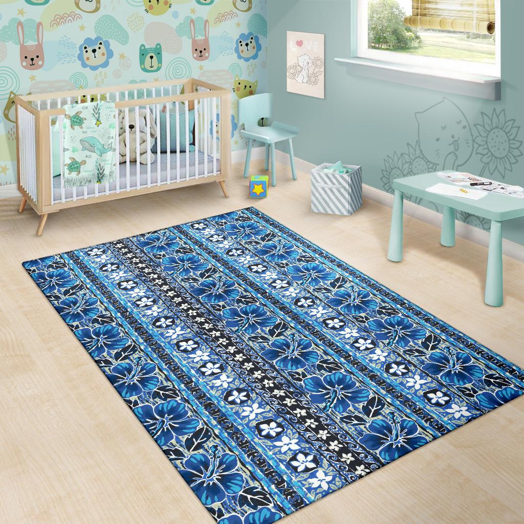 Hawaiian Themed Pattern Print Design H012 Area Rugs