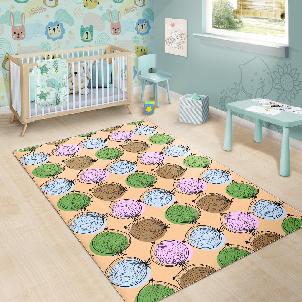 Onion Pattern Area Rug